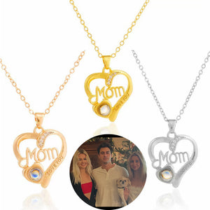 ,,Ich liebe dich Mama Liebe Herz" Halskette