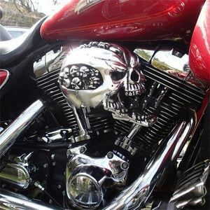 Motorrad Schädel Hupenabdeckung