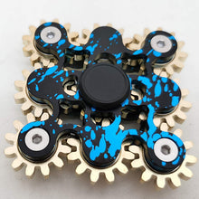 Laden Sie das Bild in den Galerie-Viewer, EDC neueste neun Gänge (Zähne) Linkage Fingerspitzenkreisel