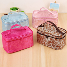 Laden Sie das Bild in den Galerie-Viewer, Quadratische Kosmetiktasche mit großem Fassungsvermögen
