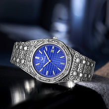 Laden Sie das Bild in den Galerie-Viewer, Wasserdichte klassische Quarzuhr für Herren