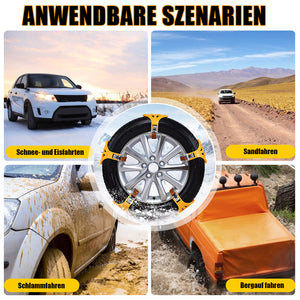 Tragbare universelle verdickte Auto-Schneeketten