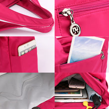 Laden Sie das Bild in den Galerie-Viewer, Leichte Einfarbige Outdoor-Reisetasche Aus Nylon