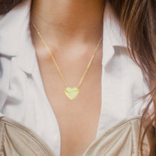 Laden Sie das Bild in den Galerie-Viewer, Damen Herz Halskette
