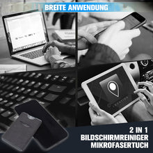 Laden Sie das Bild in den Galerie-Viewer, 2 In 1 Bildschirmreiniger &amp; Mikrofasertuch