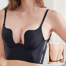 Laden Sie das Bild in den Galerie-Viewer, Rückenfreier Push-Up-BH mit tiefem U-Ausschnitt