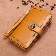 Laden Sie das Bild in den Galerie-Viewer, Retro lange Brieftasche mit großem Fassungsvermögen