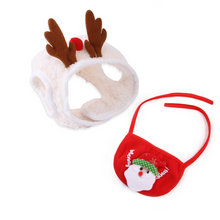 Laden Sie das Bild in den Galerie-Viewer, Haustiermützen Set Zu Weihnachten