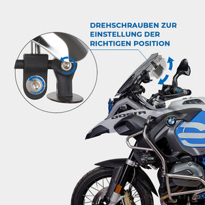 180° Sicherheitsspiegel für Motorräder
