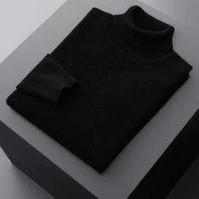 Laden Sie das Bild in den Galerie-Viewer, Einfarbiger Eleganter Rollkragenpullover für Herren