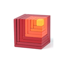 Laden Sie das Bild in den Galerie-Viewer, Kreatives DIY Holzwürfel Spielzeug
