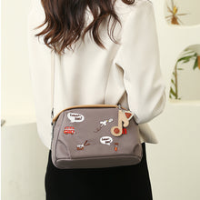 Laden Sie das Bild in den Galerie-Viewer, Damen lässige leichte bedruckte Umhängetasche aus Oxford-Stoff