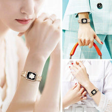 Laden Sie das Bild in den Galerie-Viewer, Iwatch Metallarmband mit Strasssteinen