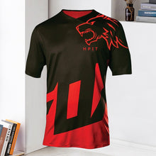 Laden Sie das Bild in den Galerie-Viewer, Cooles Radsport T-Shirt mit Wolfgrafik