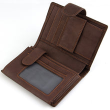 Laden Sie das Bild in den Galerie-Viewer, Lässige Herren Geldbörse aus PU-Leder mit Schnalle