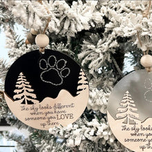 Laden Sie das Bild in den Galerie-Viewer, Weihnachtsbaum-Doppelanhänger aus Holz