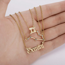 Laden Sie das Bild in den Galerie-Viewer, Sternzeichen Drei-Schicht-Halskette