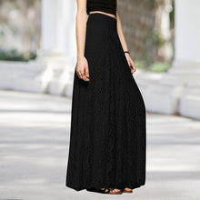 Laden Sie das Bild in den Galerie-Viewer, Einfarbiger Eleganter Spitzenrock
