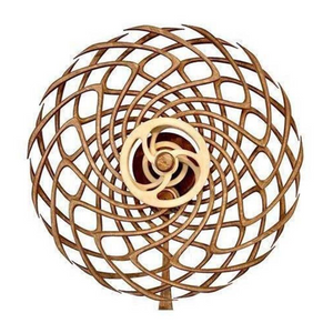 3D rotierende kinetische Energie Windmühle
