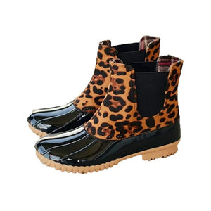 Regenfeste Stiefeletten mit runder Zehenpartie für Damen