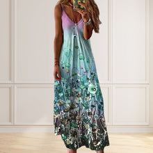 Laden Sie das Bild in den Galerie-Viewer, Damen Langes Sommer-Strandkleid