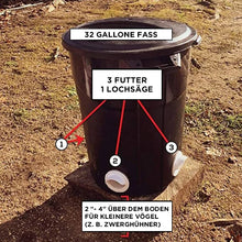 Laden Sie das Bild in den Galerie-Viewer, DIY Geflügel Futterautomat