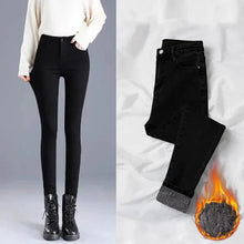 Laden Sie das Bild in den Galerie-Viewer, Thermo-Jeans mit Fleecefutter für Damen