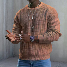Laden Sie das Bild in den Galerie-Viewer, Langärmliger Pullover mit Rundhalsausschnitt