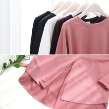 Laden Sie das Bild in den Galerie-Viewer, T-Shirt mit Rundhalsausschnitt und unregelmäßigem Saum
