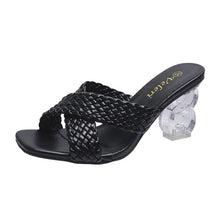 Laden Sie das Bild in den Galerie-Viewer, Damen Sommer Sandalen mit hohem Absatz