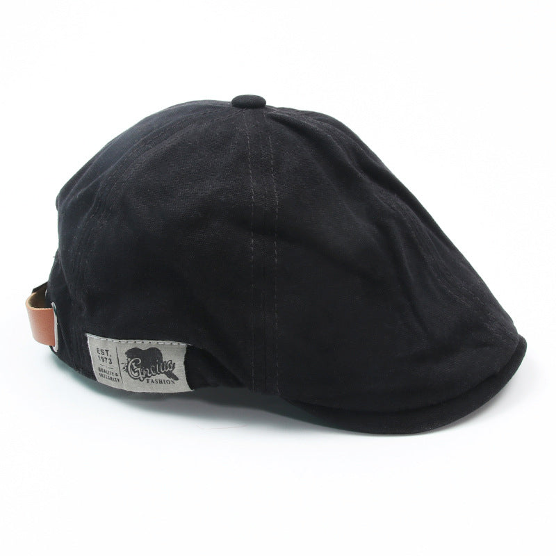 Einfarbige Trendige Baskenmütze