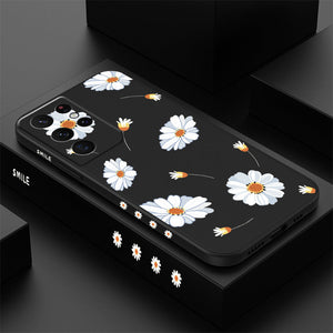 Gänseblümchen-Handyhülle aus Silikon für Samsung