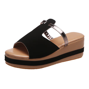 Beliebte Einfarbige Sandalen