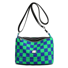 Laden Sie das Bild in den Galerie-Viewer, Exquisite vielseitige modische wasserdichte karierte Umhängetasche aus Nylon