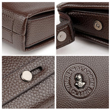 Laden Sie das Bild in den Galerie-Viewer, Diebstahlsichere Herrenhandtasche mit Zahlenschloss