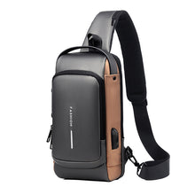 Laden Sie das Bild in den Galerie-Viewer, Lässige Multifunktionale Diebstahlsichere Brusttasche für Herren