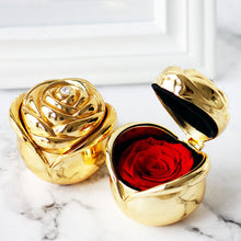 Laden Sie das Bild in den Galerie-Viewer, Handgemachte Ewige Rosen in der Metallbox