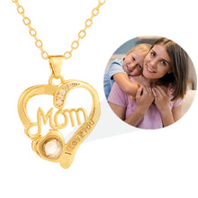 Laden Sie das Bild in den Galerie-Viewer, ,,Ich liebe dich Mama Liebe Herz&quot; Halskette