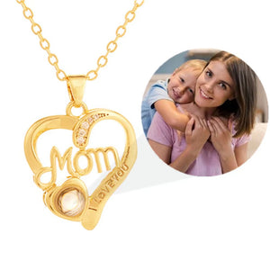 ,,Ich liebe dich Mama Liebe Herz" Halskette