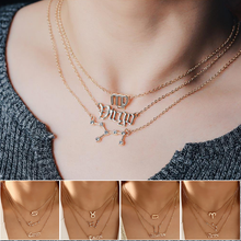 Laden Sie das Bild in den Galerie-Viewer, Sternzeichen Drei-Schicht-Halskette