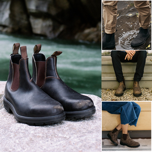 Handgefertigte Vintage-Chelsea-Stiefel für Herren und Damen