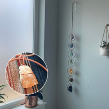 Laden Sie das Bild in den Galerie-Viewer, Primal Crystal 7 Chakra Edelstein Wanddekoration