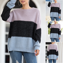 Laden Sie das Bild in den Galerie-Viewer, Strickpullover aus dickem Faden