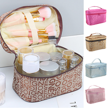 Laden Sie das Bild in den Galerie-Viewer, Quadratische Kosmetiktasche mit großem Fassungsvermögen