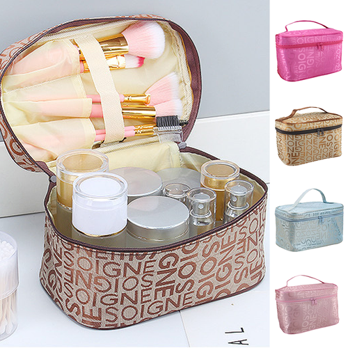 Quadratische Kosmetiktasche mit großem Fassungsvermögen
