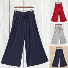 Laden Sie das Bild in den Galerie-Viewer, Minimalistische Hose mit weitem Bein