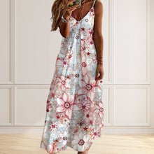Laden Sie das Bild in den Galerie-Viewer, Damen Langes Sommer-Strandkleid