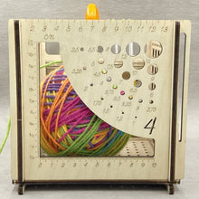 Laden Sie das Bild in den Galerie-Viewer, Alles in Einem Garnschüssel aus Holz - Multifunktionales Strickwerkzeug