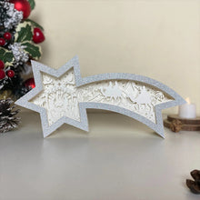 Laden Sie das Bild in den Galerie-Viewer, LED-Weihnachtssternbeleuchtung aus Holz