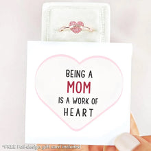 Laden Sie das Bild in den Galerie-Viewer, Damen Herzförmiger Zirkonring